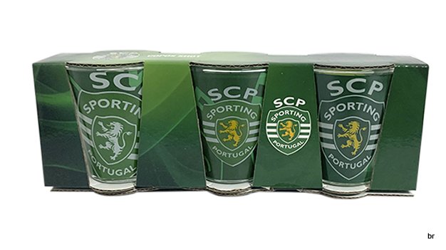 Conjunto 3 Shots Sporting CP ref. SCP1050