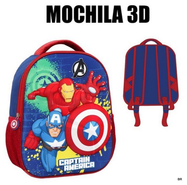 Mochila em 3D Avengers 31cms ref.506107