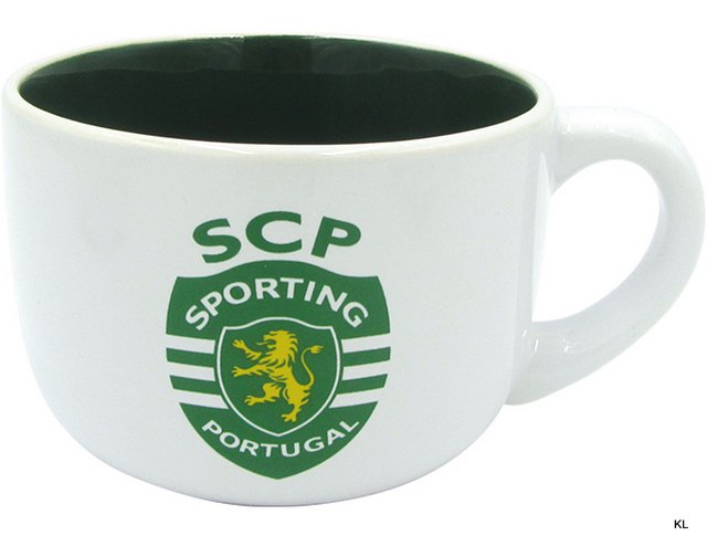 Almocadeira Ceramica Sporting CP ref. SCP1079