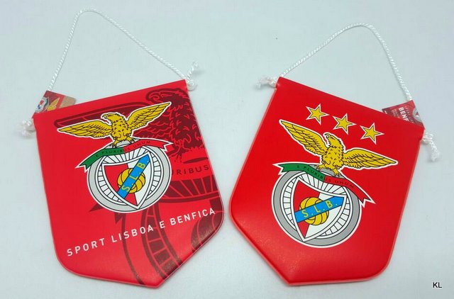 Galhardetes Benfica (Pvc) ref. 5011178--pack de 2 unidades