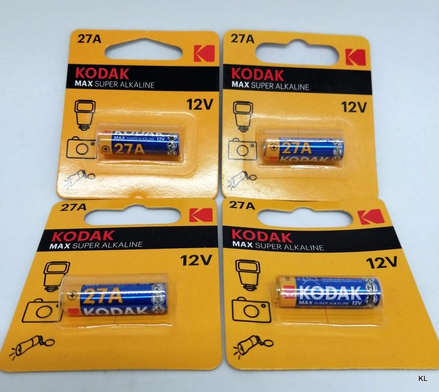 Pilha Kodak Ultra 27A Alkalina 12v ref. 22005--pack de 4 unidade