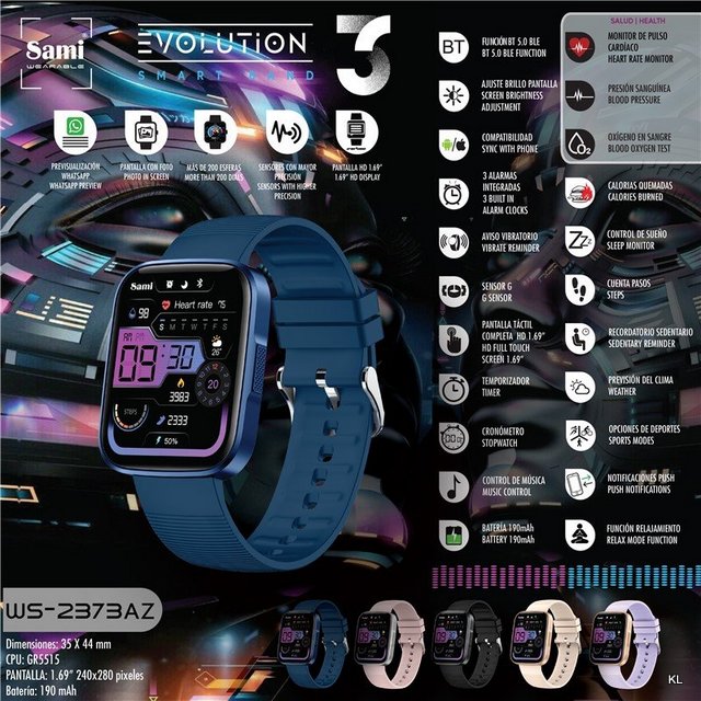 Relogio Smart Watch Evolution ref.WS2373AZ