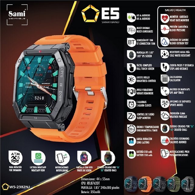 Relogio Smartwatch Sami ref.WS2382NJ