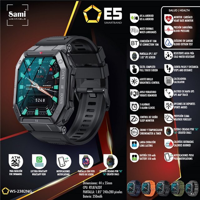 Relogio Smartwatch Sami ref.WS2382NG