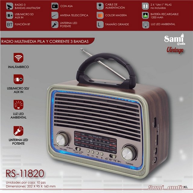 Radio Sami AC/DC Vintage ref.RS11820