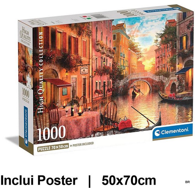 Puzzle 1000 Peças +Poster Veneza 50x70cms ref. CE39774