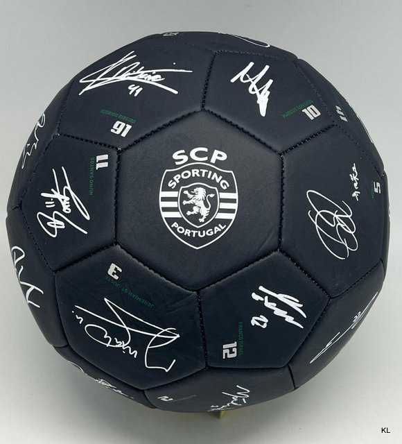 Bola de Futebol Assinaturas Preta Sporting CP ref.5022709