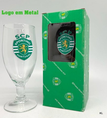 Copo Cerveja Vidro Sporting CP ref.PRN82SCP
