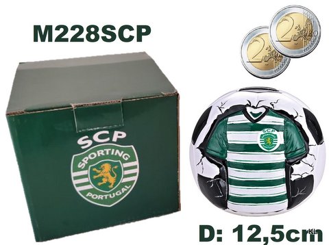 Mealheiro Ceramica 12.5cms Sporting CP ref.M228SCP