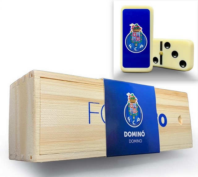 Domino em Pedra FC Porto cx Madeira ref. PD001