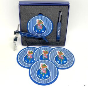 Conjunto Bases p/Copos + Saca Rolhas FC Porto ref.PS009