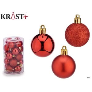 Conjunto de 20 Bolas de Natal PVC 4cms ref.97422