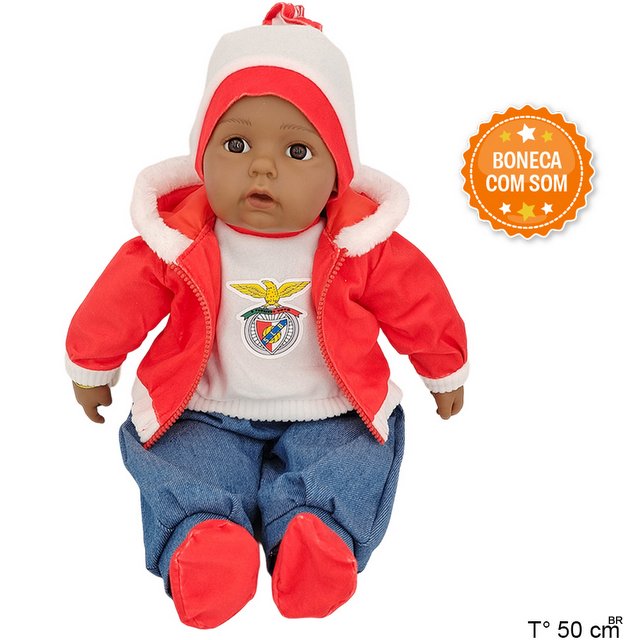 Bebe SL Benfica 50cms c/som (Gorro) ref. SLB1213