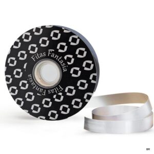 Fita de Embrulho 18MM X 100 Jardas ref. JF248–Branco