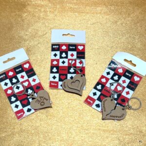 Pack de 3 Porta Chaves Dia dos Namorados ref.98541