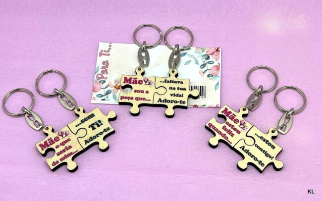 Pack de 3 Porta Chaves Dia da Mãe  ref. 5021897