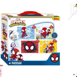 Puzzle Homem Aranha +3Anos (4 Puzzles-12 / 16 /20 /24 Peças) ref. 508459