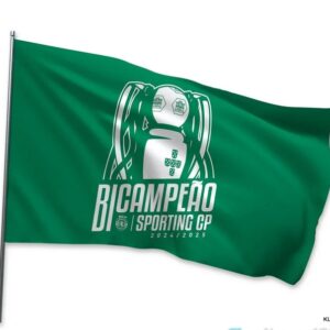 Bandeira Sporting BiCampeão 90x150cms ref.SCPBI09