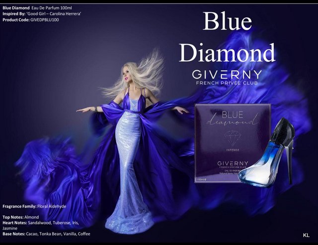 Perfume Sapato Blue Diamond 100ml ref. BLU100