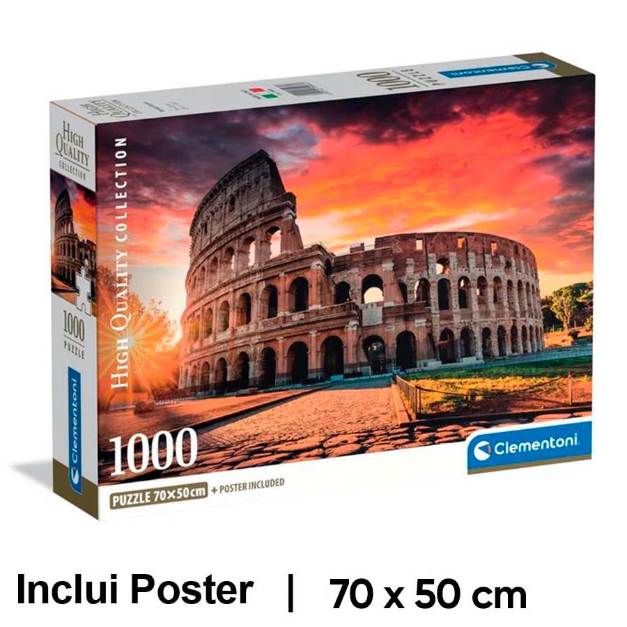 Puzzle 1000 Peças 70x50cms + Poster Roma ref.CE39985