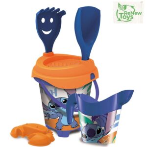 Balde Praia Stitch 18cms com Regador ref. 28736