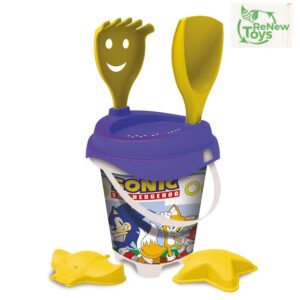 Balde Praia Sonic 18cms com Acessorios ref. 28784