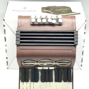 Decoração Metal Acordeon 18,5x24x12cms ref.DH212366