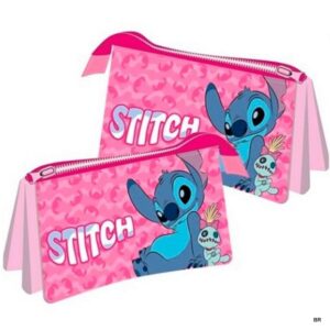 Stitch Estojo triplo Rosa ref. LIL36-1027