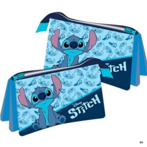 Stitch Estojo triplo Azul ref. LIL36-1036