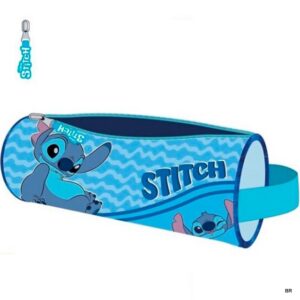 Stitch Estojo Redondo Azul ref. LIL36-1013