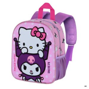 Mochila Hello Kitty Kuromi 3D, 25x30x10cms ref.07696