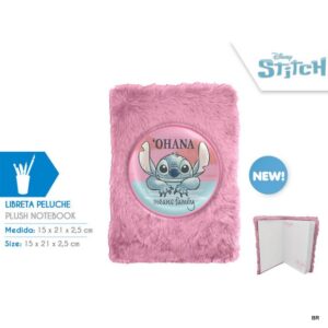 Stitch Caderno A5 com Pelo Pautado ref.ST00034