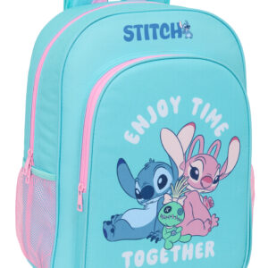 Stitch Mochila Escolar 42x32cms ref.642531180--Adaptável ao Carrinho