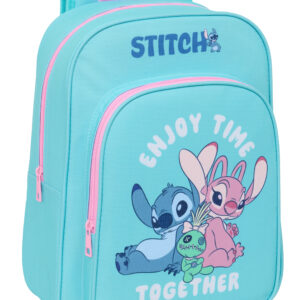 Stitch Mochila Escolar peq. 34x27cms ref.642531185--Adaptável ao Carrinho