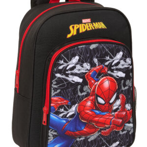 Homem Aranha Mochila Escolar peq. 34x27cms ref.642544185--Adaptável ao Carrinho