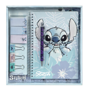 Stitch Conjunto Escrita c/Acessorios ref.STLI6434