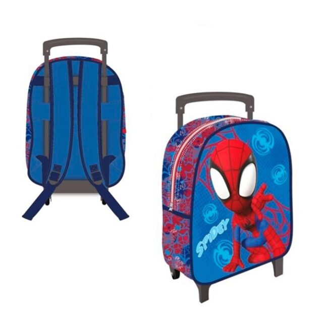 Homem Aranha Mochila trolley Pre Escolar 31cms ref.SPI36-0967