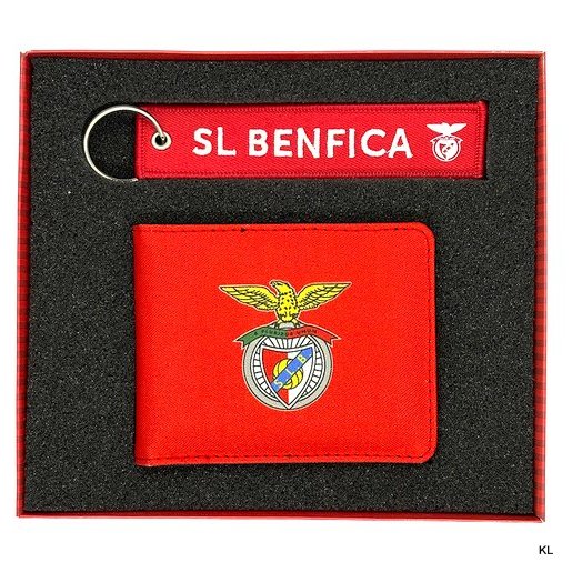Conjunto SL Benfica Porta Chave+Carteira ref.BS005