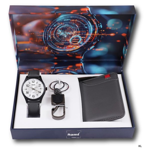 Conjunto Relógio+Porta Chave+Porta Cartões ref. RS43898/2