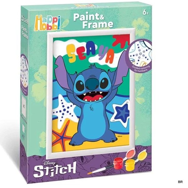 Pinta c/Numeros+ Moldura Stitch ref.1038-41035