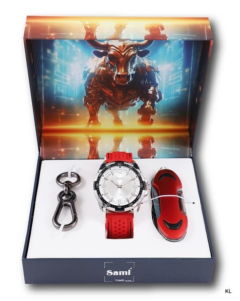 Conjunto Relógio+Porta Chave+C. Multiuso ref. RS43901/4