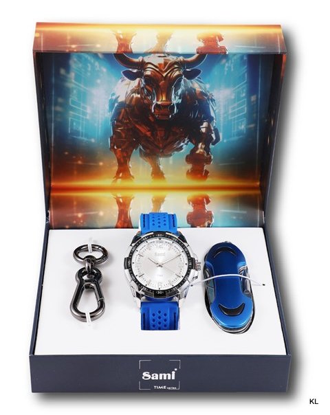 Conjunto Relógio+Porta Chave+C. Multiuso ref. RS43901/3