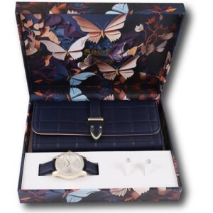 Conjunto Relógio+Carteira Sra.+ Brincos ref. RS43896/2
