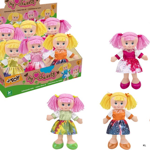 Pack de 2 Bonecas de Pano 30cms ref.G42460