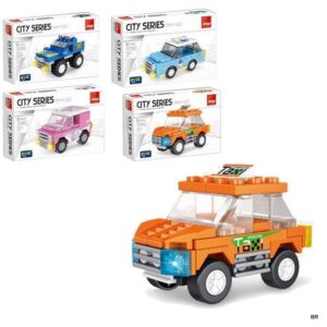 Pack de 4 Brinquedo Carros Construção 15x9,5cms ref.59565
