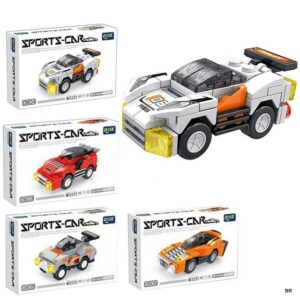 Pack de 4 Brinquedo Carros Construção 15x9,5cms ref.59558