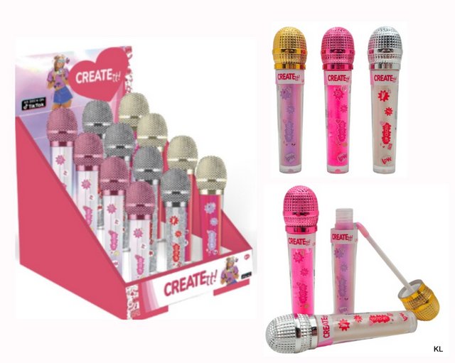 Pack de 3 Baton Lipgloss Microfone ref. 841000