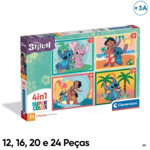 Puzzle Stitch 4em1  +3Anos 19x14cms ref.CE21745