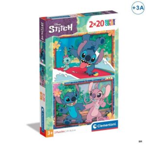 Puzzle Stitch +3 Anos 2x20 Peças 27x18,5cms ref.CE24809
