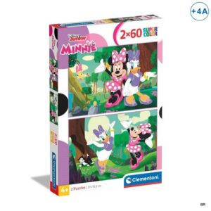 Puzzle Minnie +4 Anos 2x60 Peças 27x18,5cms ref.CE24815